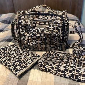 Ju Ju Be Backpack Diaper Bag BFF Dandy Lines